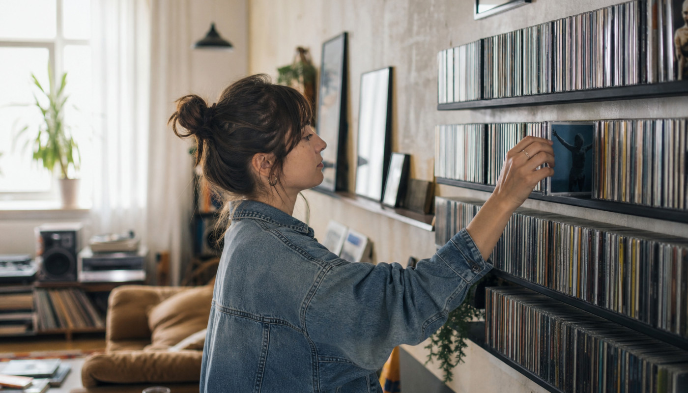 L’étagère murale CD, ce miroir d’une génération nostalgique et créative